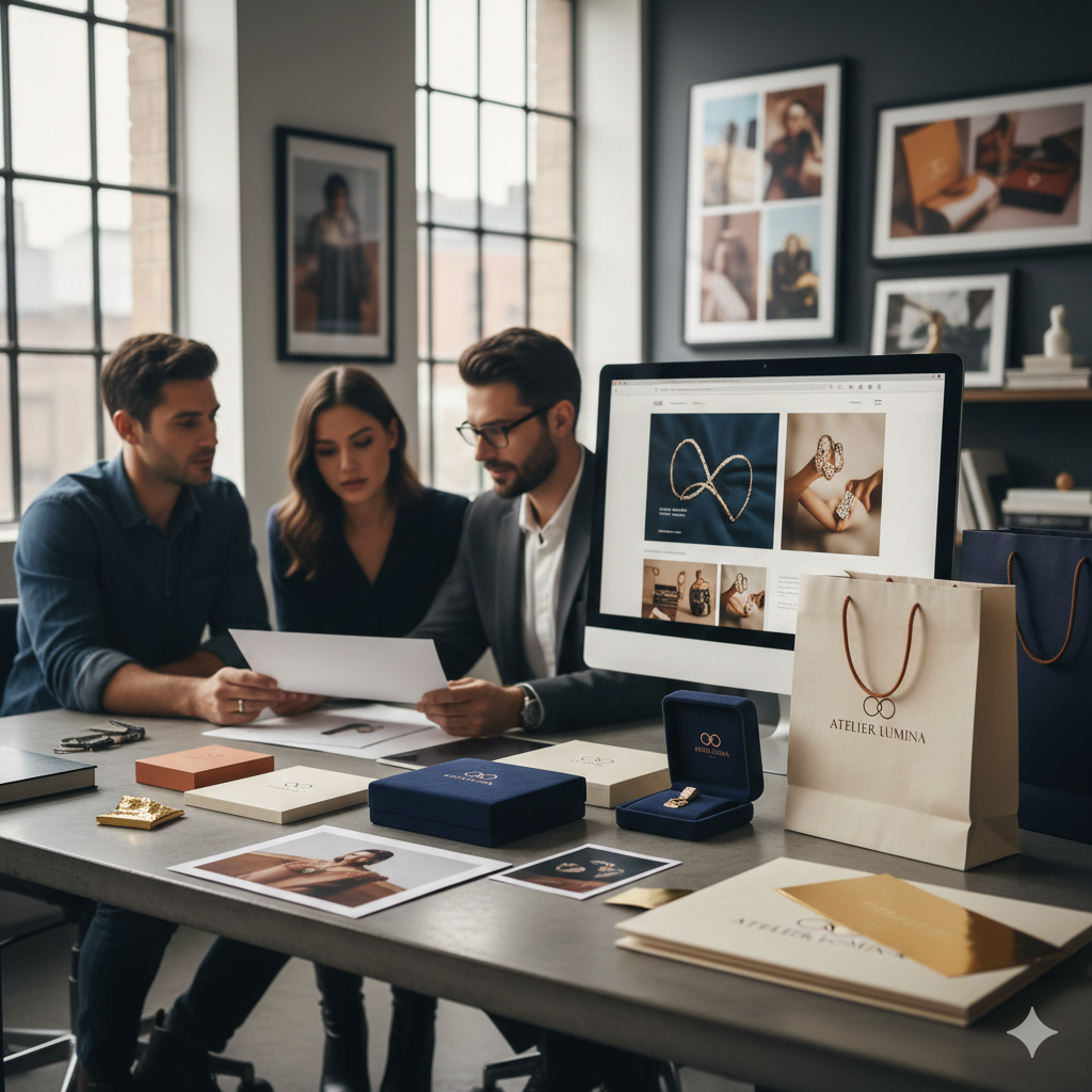 Luxusmarke Rebranding